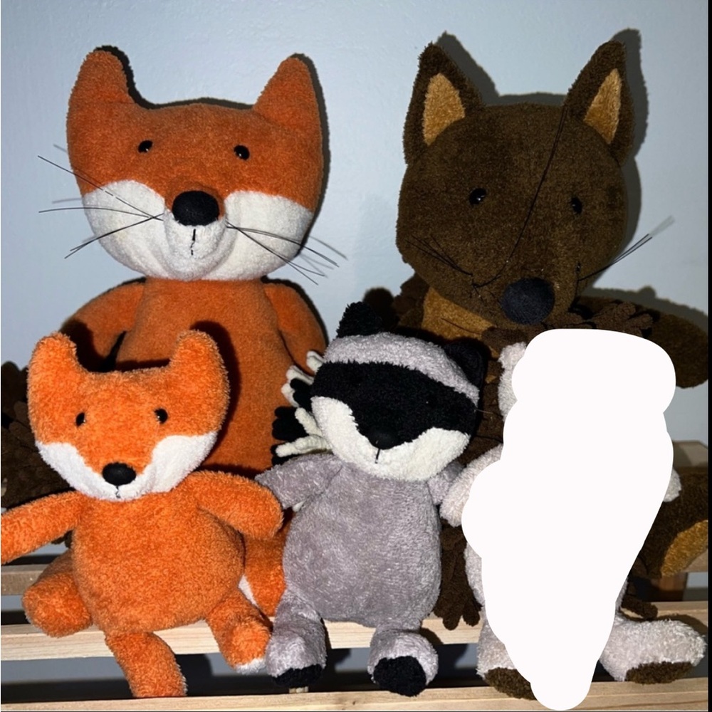 Jellycat retired noodle woodland creatures bundle/lot/set - HEDGEHOG SOLD